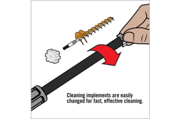 Image of Real Avid Chamber Boss Cleaning Kit - AR15, Gray/Red, AR15, AVAR15CB