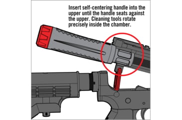 Image of Real Avid Chamber Boss Cleaning Kit - AR15, Gray/Red, AR15, AVAR15CB
