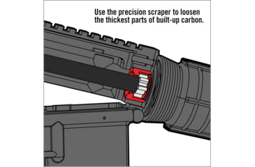 Image of Real Avid Chamber Boss Cleaning Kit - AR15, Gray/Red, AR15, AVAR15CB
