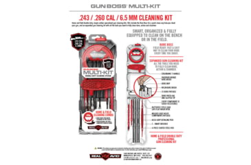 Image of Real Avid Gun Boss Cleaning Multi-Kit, .243cal/.260cal/6.5mm, AVGBMK243