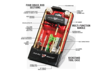 Image of OpticsPlanet Exclusive Real Avid AR15 Cleaning Pro Pack, .223/5.56, AVARCLPROPK