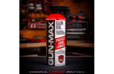 Image of Real Avid Gun Max Gun Oil 12 Oz. Aerosal Flip Up Nozzle