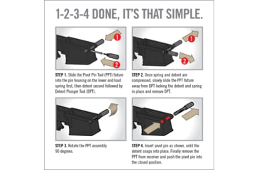 Image of Real Avid Pivot Pin Tool for AR10, Black, Small, AVAR10PPT