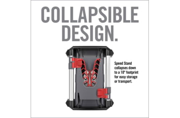 Image of Real Avid Portable Gun Cleaning Speed Stand, Grey, Red, Black, Large, AVSSFG