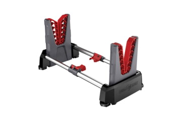 Image of Real Avid Portable Gun Cleaning Speed Stand, Grey, Red, Black, Large, AVSSFG