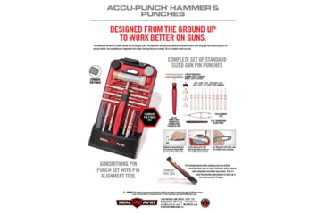 Image of Real Avid Precise and Balanced Accu-Punch Hammer &amp; Punches, AVHPS