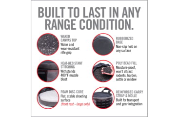 Image of Real Avid Ratchet Rest - Adjustable Height Shooting Bag