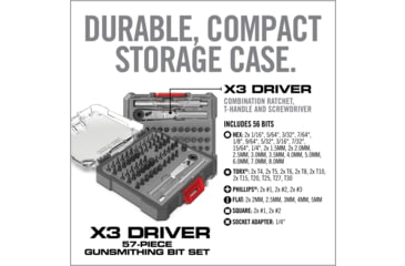 Image of Real Avid X3 Driver 57-Piece Gunsmithing Bit Set