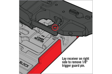 Image of Real Avid Rubberized Non-Slip AR15 Master Bench Block, AVAR15MBB