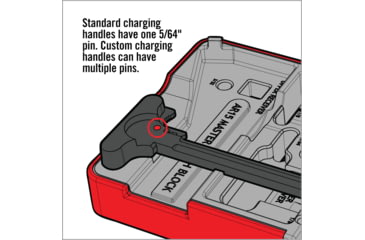 Image of Real Avid Rubberized Non-Slip AR15 Master Bench Block, AVAR15MBB