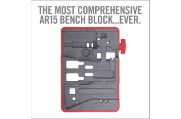 Image of Real Avid Rubberized Non-Slip AR15 Master Bench Block, AVAR15MBB