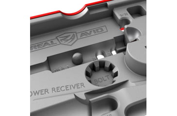 Image of Real Avid Rubberized Non-Slip AR15 Master Bench Block, AVAR15MBB