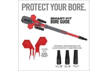 Image of Real Avid Smart-Fit Bore Guide, Grey, Red, Black, Medium, AVBMBG