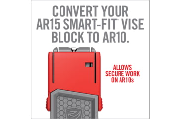 Image of Real Avid Smart-Fit Vise Block Sleeve for AR10, Red, Small, AVAR10SFVBS