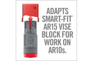 Image of Real Avid Smart-Fit Vise Block Sleeve for AR10, Red, Small, AVAR10SFVBS