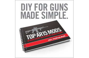 Image of Real Avid Top AR15 Mods Instructional Book, Black, 18 Mods, AR15, AVTOPMODS