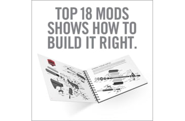 Image of Real Avid Top AR15 Mods Instructional Book, Black, 18 Mods, AR15, AVTOPMODS