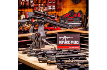 Image of Real Avid Top AR15 Mods Instructional Book, Black, 18 Mods, AR15, AVTOPMODS