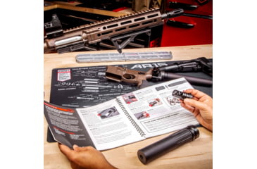 Image of Real Avid Top AR15 Mods Instructional Book, Black, 18 Mods, AR15, AVTOPMODS