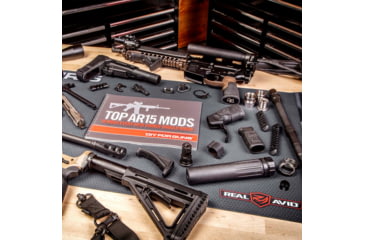 Image of Real Avid Top AR15 Mods Instructional Book, Black, 18 Mods, AR15, AVTOPMODS