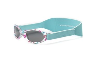 Image of Real Kids My First Shades Sunglasses for 0-24mo - Pink/Blue Butterflies with Blue Band 024BLUBTRFLY