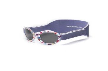 Image of Real Kids My First Shades Sunglasses for 0-24mo - Purple Hearts with Light Lavender Band 024PURPHRTS