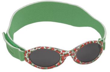 Image of Real Kids My First Shades Sunglasses for 0-24mo - Red Strawberries with Green Band 024GRNSTRWBRY 