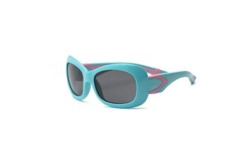 Image of Real Kids Shades Aqua/Pink Double Injection Flex Fit Frame with PC/Polarized Lens 4+, Girls 4BREAQPKP2
