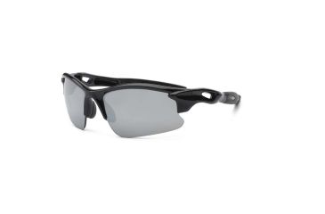 Image of Real Kids Shades Black Sweep Polycarbonate Frame with PC/Polarized Lens 7+, Unisex 7BLZBLKP2