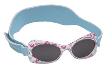 Image of Real Kids Shades - My First Shades Girls ABC Sunglasses Age 2-5 - Blue Butterfly
