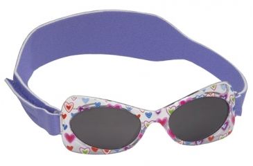 Image of Real Kids Shades - My First Shades Girls Sunglasses Age 2-5 - Purple Hearts