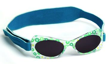 Image of Real Kids Shades - My First Shades Girls Sunglasses Age 2-5 - Teal Daisy