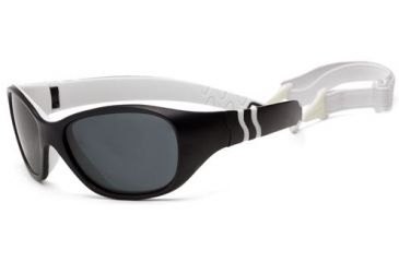 Image of Real Kids Shades Unbreakable Adventure Sunglasses, Navy White Frame with Polarized Smoke Lens, Kid 4ADVNVWHP2
