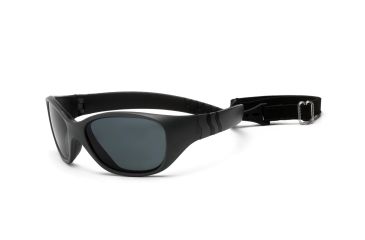 Image of Real Kids Shades Unbreakable Adventure Sunglasses, Graphite/Black Frame with Smoke Lens, Youth 7ADVGRBK
