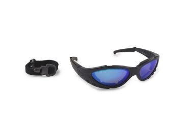 Image of Real Kids Shades Xtreme Convertible Childrens Sunglasses - Blue/Black