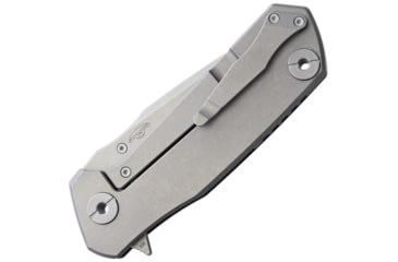 Image of Real Steel 3605F Control Ti Blade Knife, 3.75in Stonewash S35Vn SS Tanto Blade, Carbon Fiber Handle With SS Back Handle, 7210