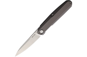 Image of Real Steel G5 Metamorph Compact Grey Folding Knife, 3 satin finish VG-10 stainless blade, Gray aluminum handle, 7811C