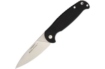 Image of Real Steel H6 Free Linerlock Stonewash Folding Knife,3.75in,Standard Edge,Stonewash,Black,G10 Handle RS7622