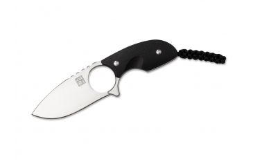 Image of Mini 127II Black 2.75In Fixed Blade Knife w/Kydex Sheath, Ball Chain, Lanyard