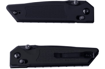 Image of Real Steel Sacra TAC Folding Knife, 3in, Steel, Tanto, G10 Handle, Black, 7712B