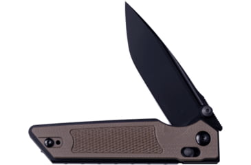Image of Real Steel Sacra TAC Folding Knife, 3in, Steel, Tanto, G10 Handle, Coyote, 7712C
