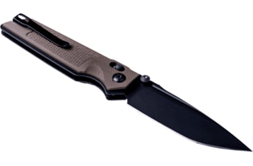 Image of Real Steel Sacra TAC Folding Knife, 3in, Steel, Tanto, G10 Handle, Coyote, 7712C