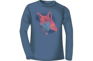 Image of Realtree Rt Women's T-shirt Long Sleeve Large ''sly Fox'' Indigo