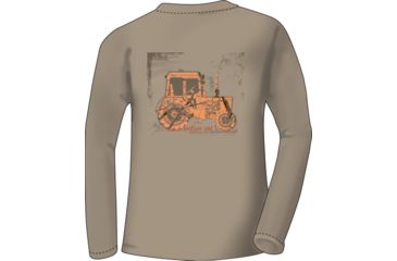Image of Realtree Rt Women's T-shirt Long Sleeve Large ''tractor'' Khaki
