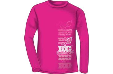 Image of Realtree Rt Women's T-shirt Long Sleeve X-lg ''girl On Rise'' Fuchsia