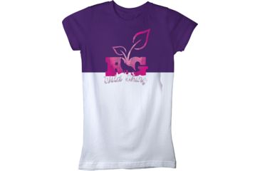 Image of Realtree Rt Women's T-shirt ''wild Thing'' Medium Fitted Purple