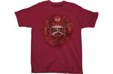 Image of Realtree Rt Youth's T-shirt ''badge'' Medium Cardinal