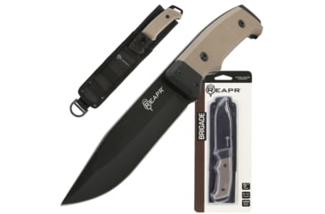 Image of Reapr Brigade Fixed Blade Knife, 5in, 420 Stainless, Black Powdercoated, 11009