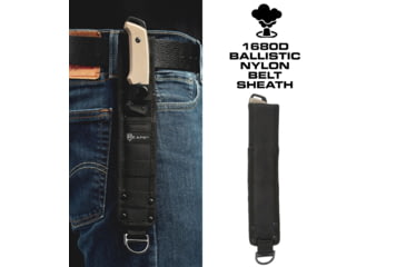 Image of Reapr Brigade Fixed Blade Knife, 5in, 420 Stainless, Black Powdercoated, 11009