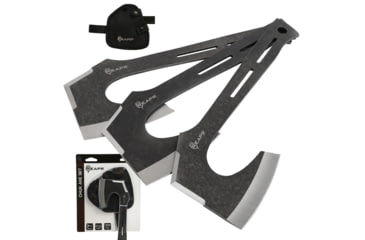 Image of Reapr Chuk 3 Piece Throwing Axe Set, Stonewashed Stainless, 11023